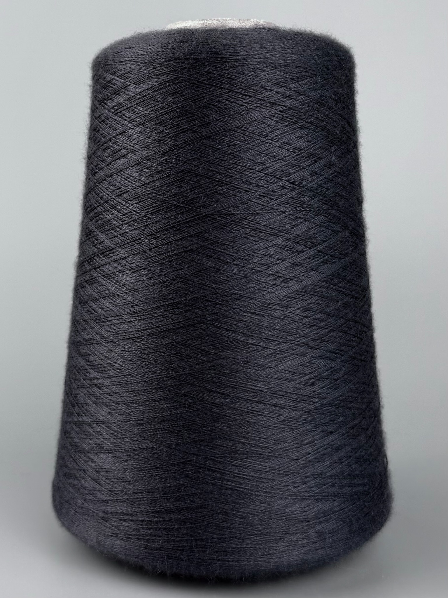 Botto Giuseppe Superzen 2/80 – Fil en mérinos et soie col. Gris anthracite photo 2